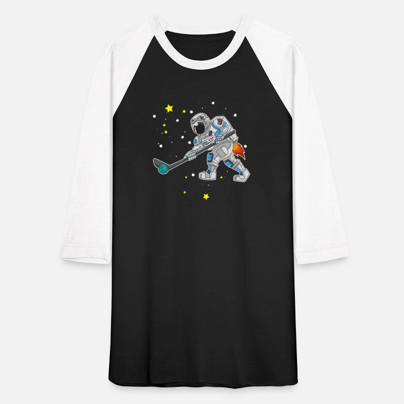 Astronaut playing Ice Hockey in Outer Space Gift