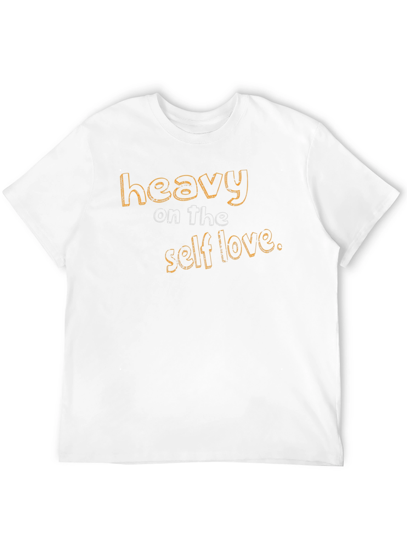 Heavy on The Self Love Black Graphic Tee