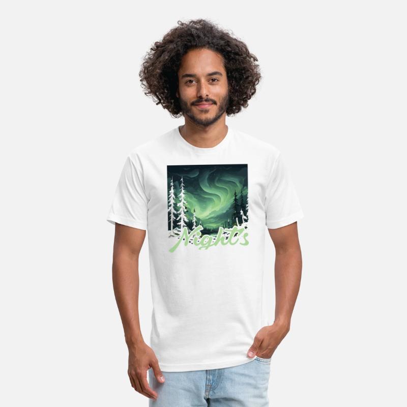 Aurora Borealis Dark Sky Nature Light Display