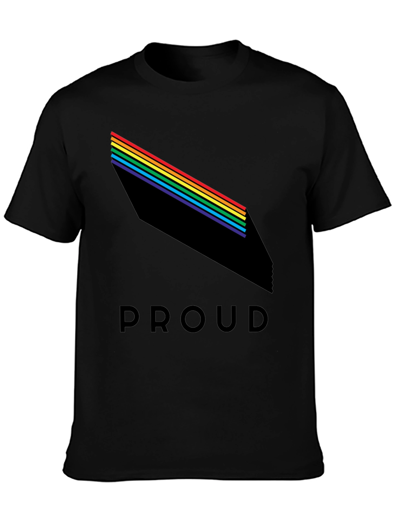 Pride Proud Rainbow Graphic T-Shirt