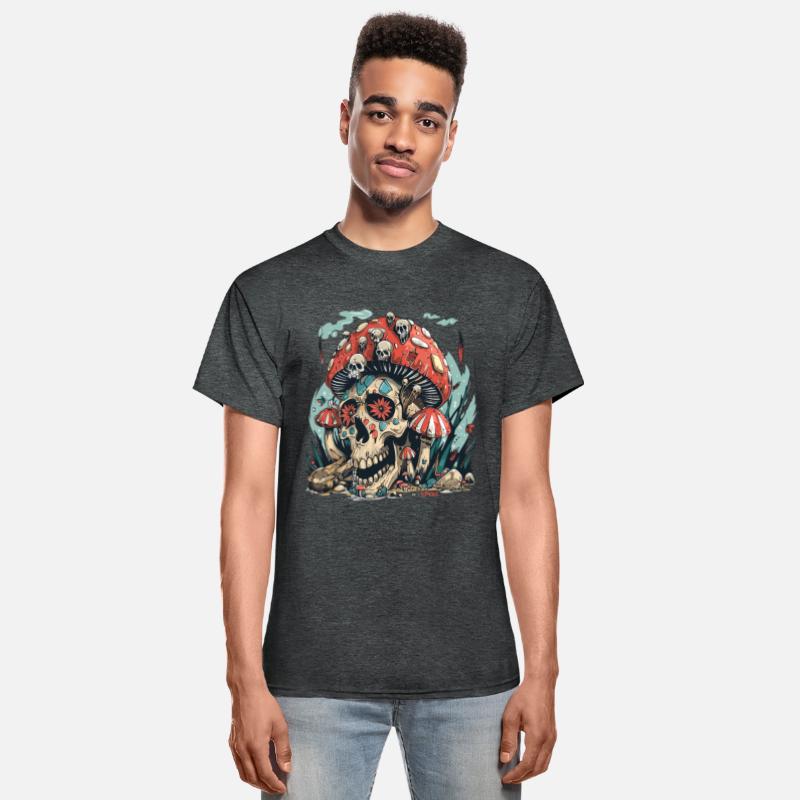 Aztec Forest Shrooms Skull