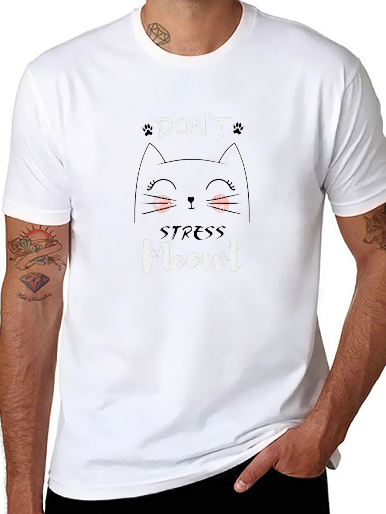 Dont Stress Meowt Graphic Tee