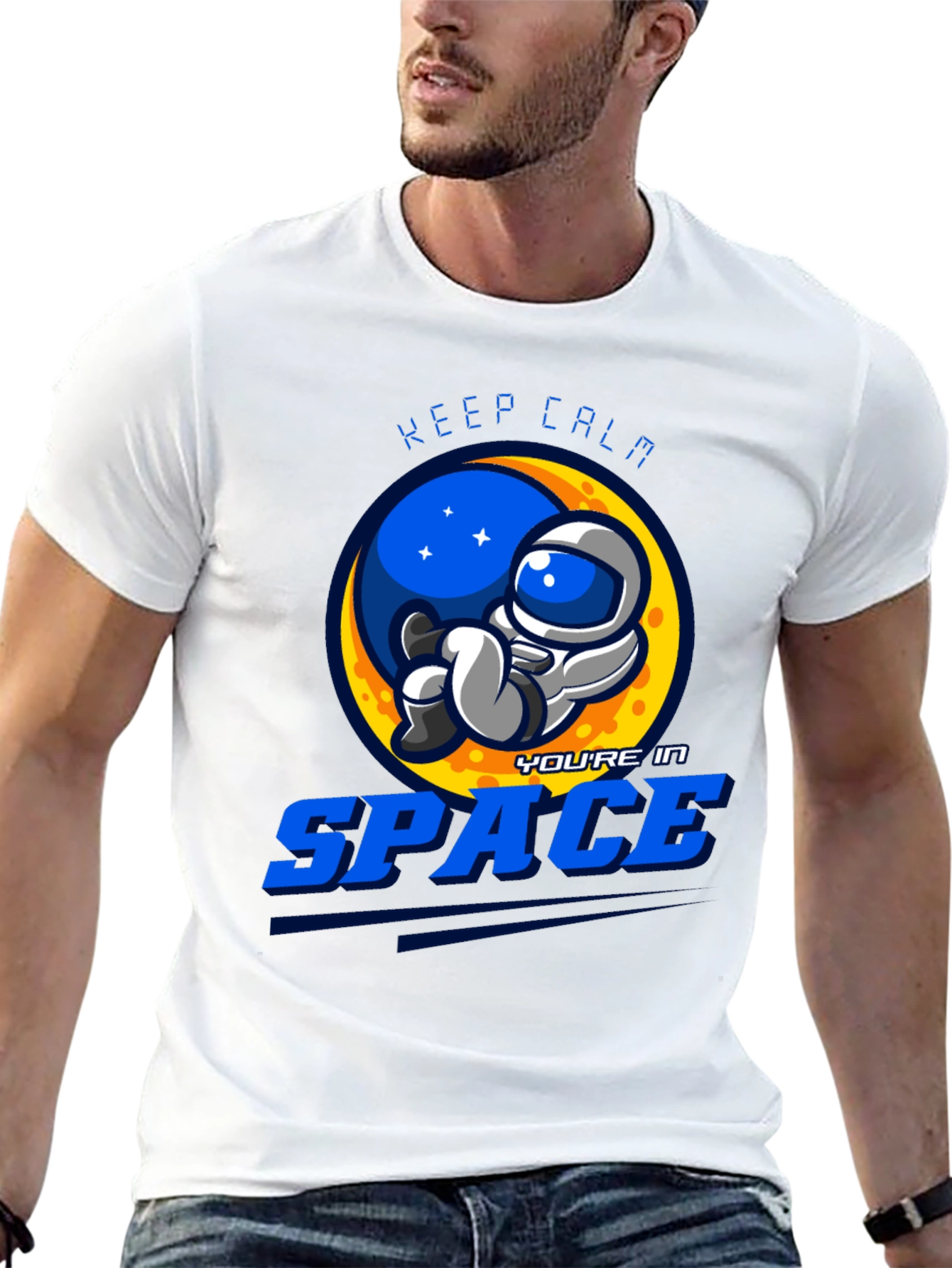 Keep Calm Youre in Space Graphic T-Shirt