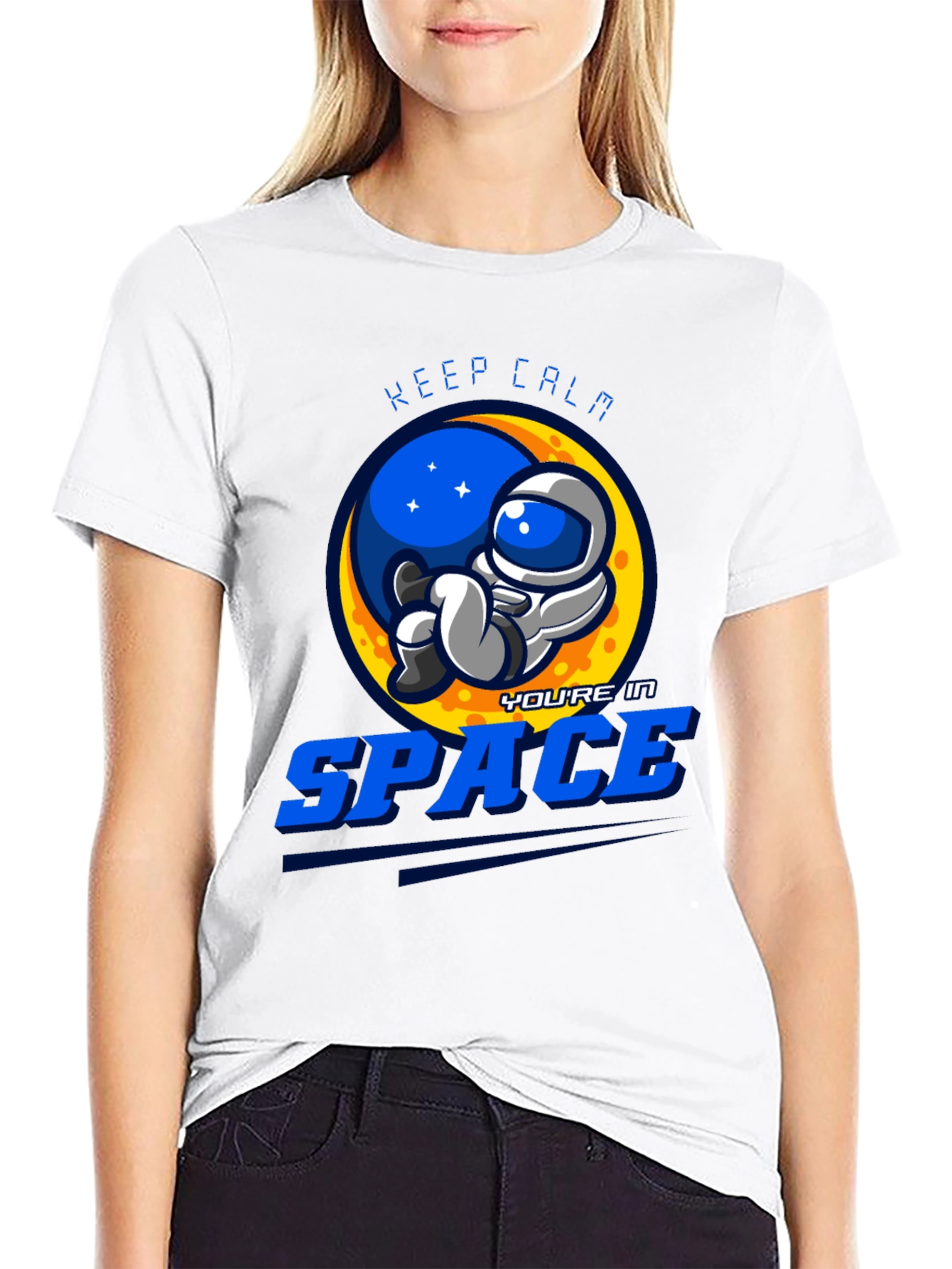 Keep Calm Youre in Space Graphic T-Shirt