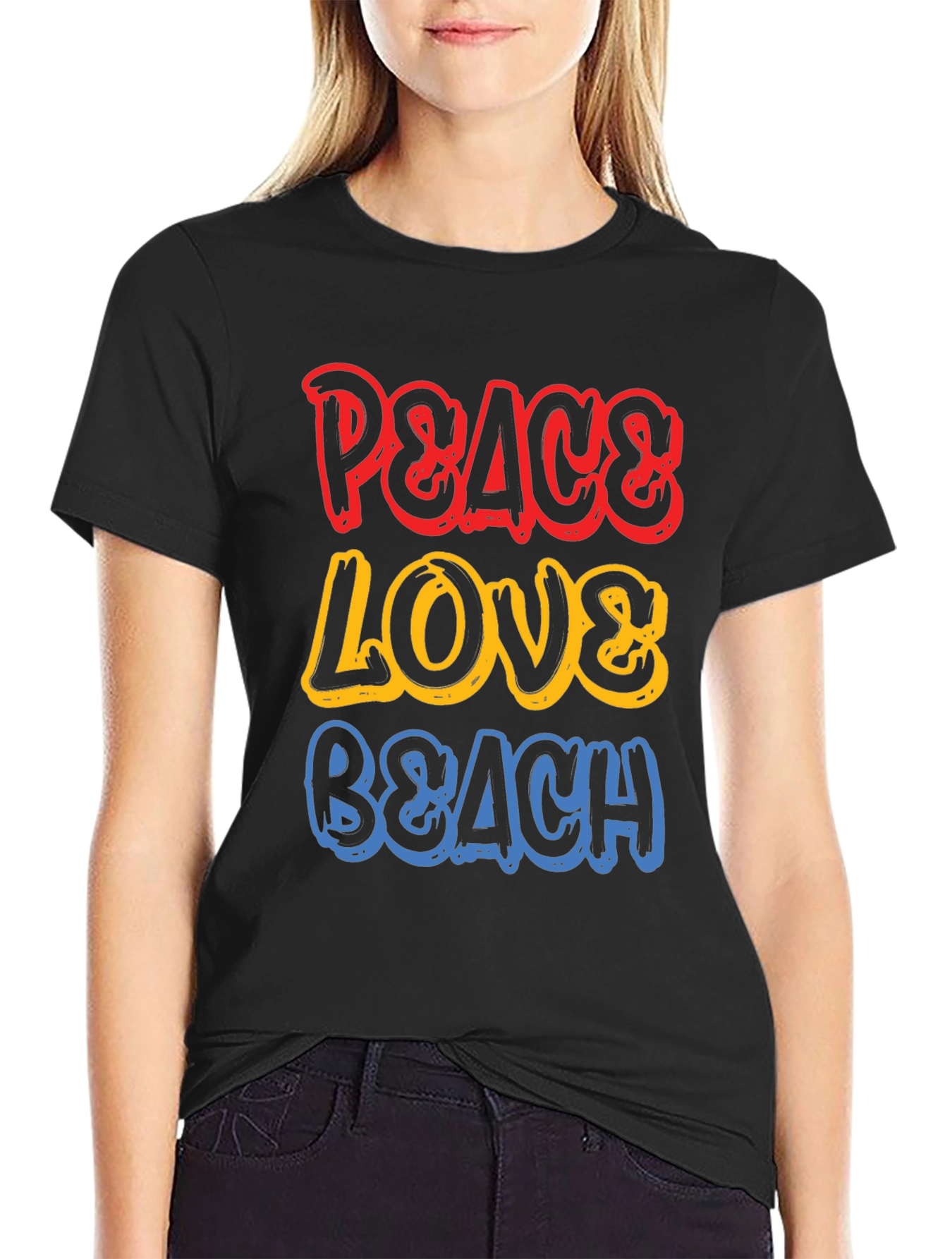 Peace Love Beach Graphic Tee