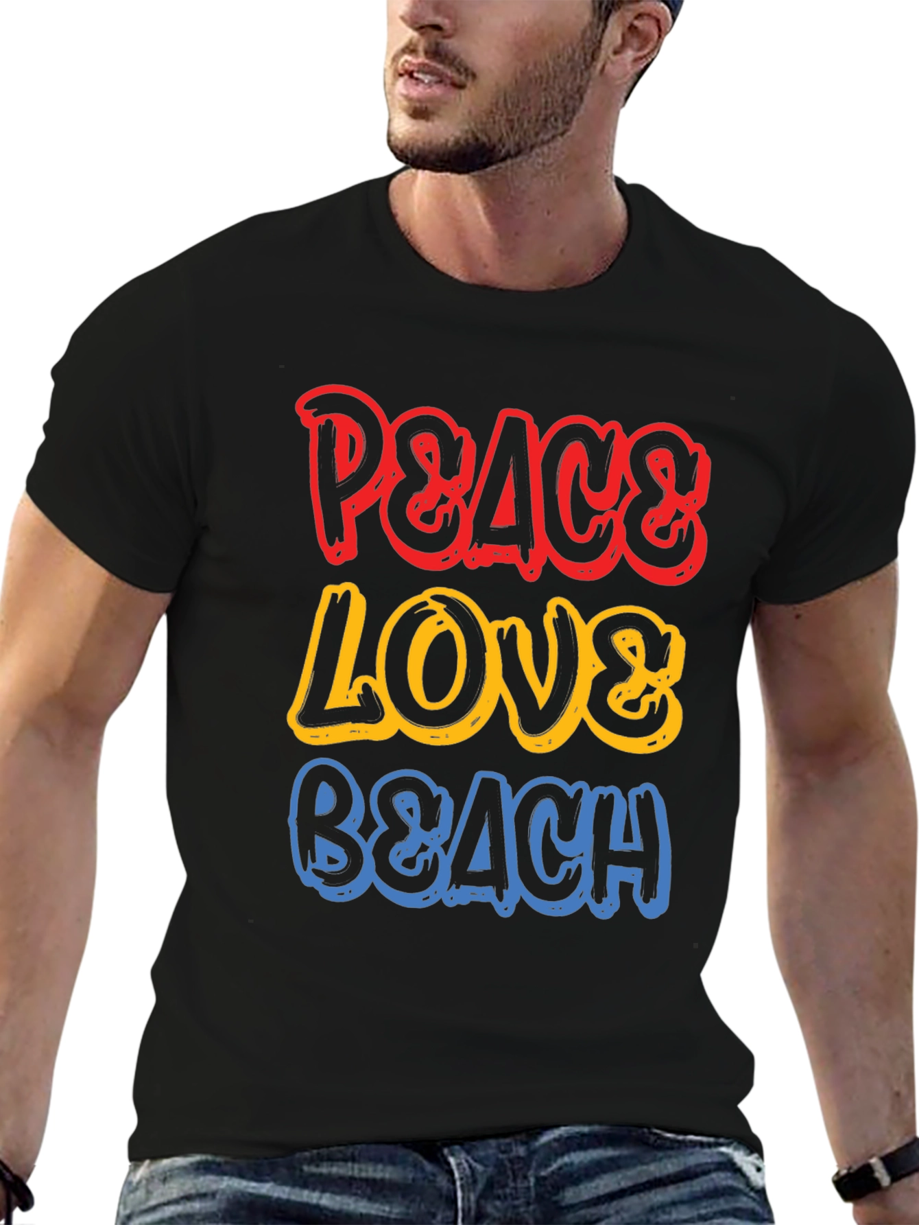 Peace Love Beach Graphic Tee
