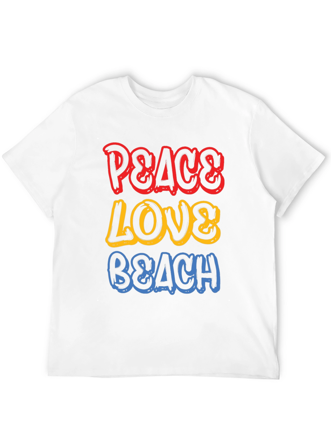 Peace Love Beach Graphic Tee