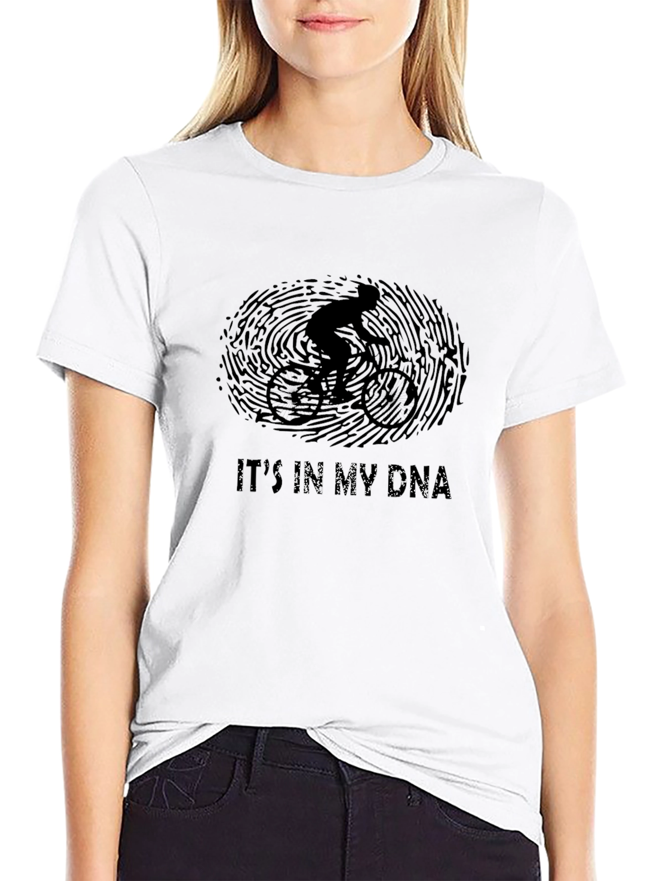 Cycling DNA Graphic T-Shirt - Ride in Style!
