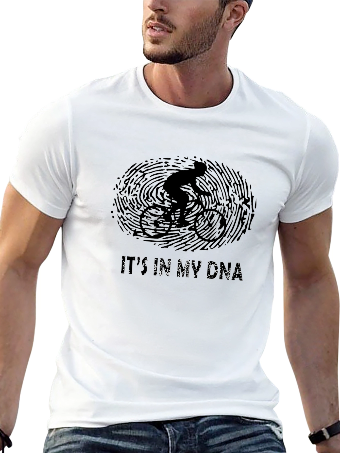 Cycling DNA Graphic T-Shirt - Ride in Style!