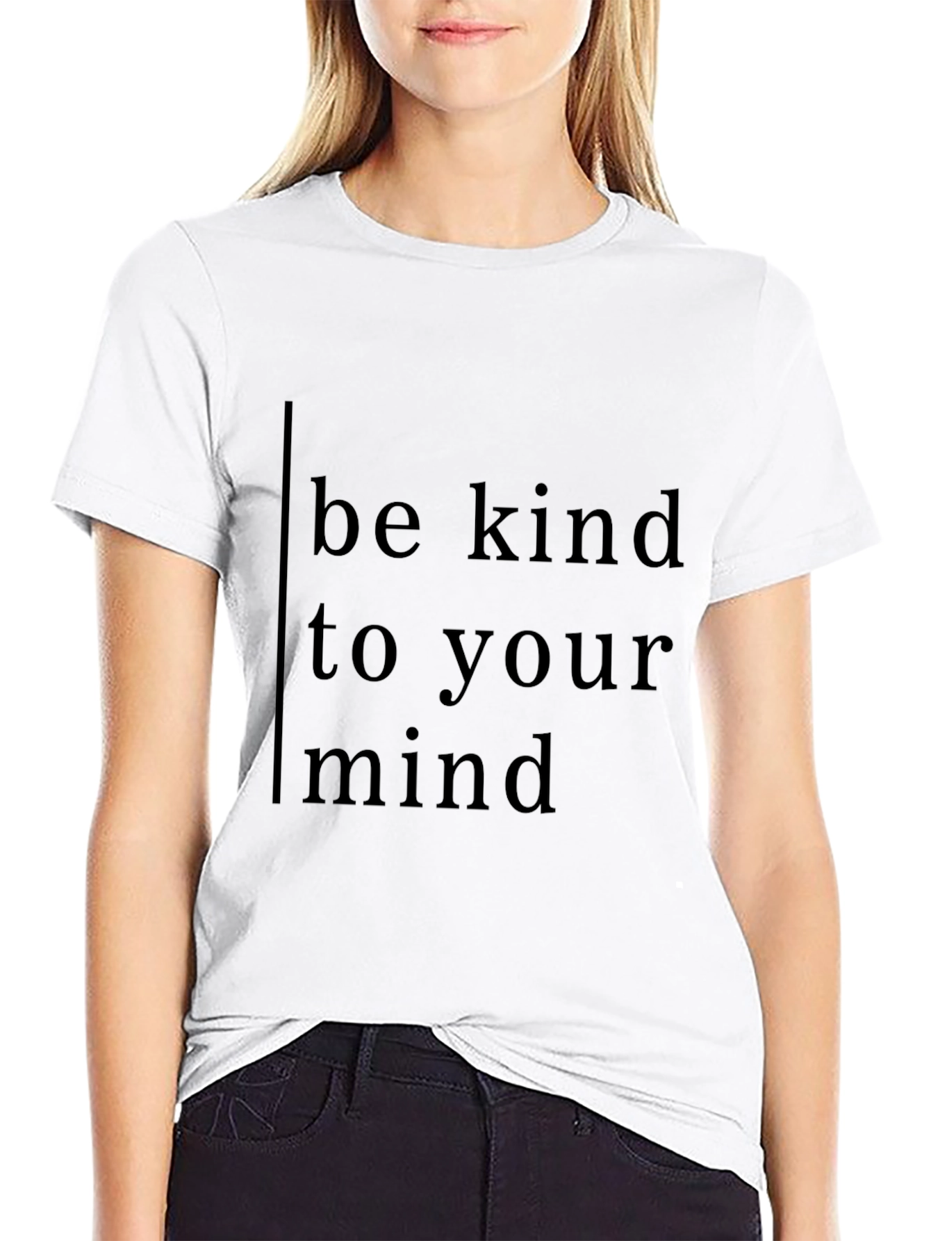 Be Kind To Your Mind Black Tee