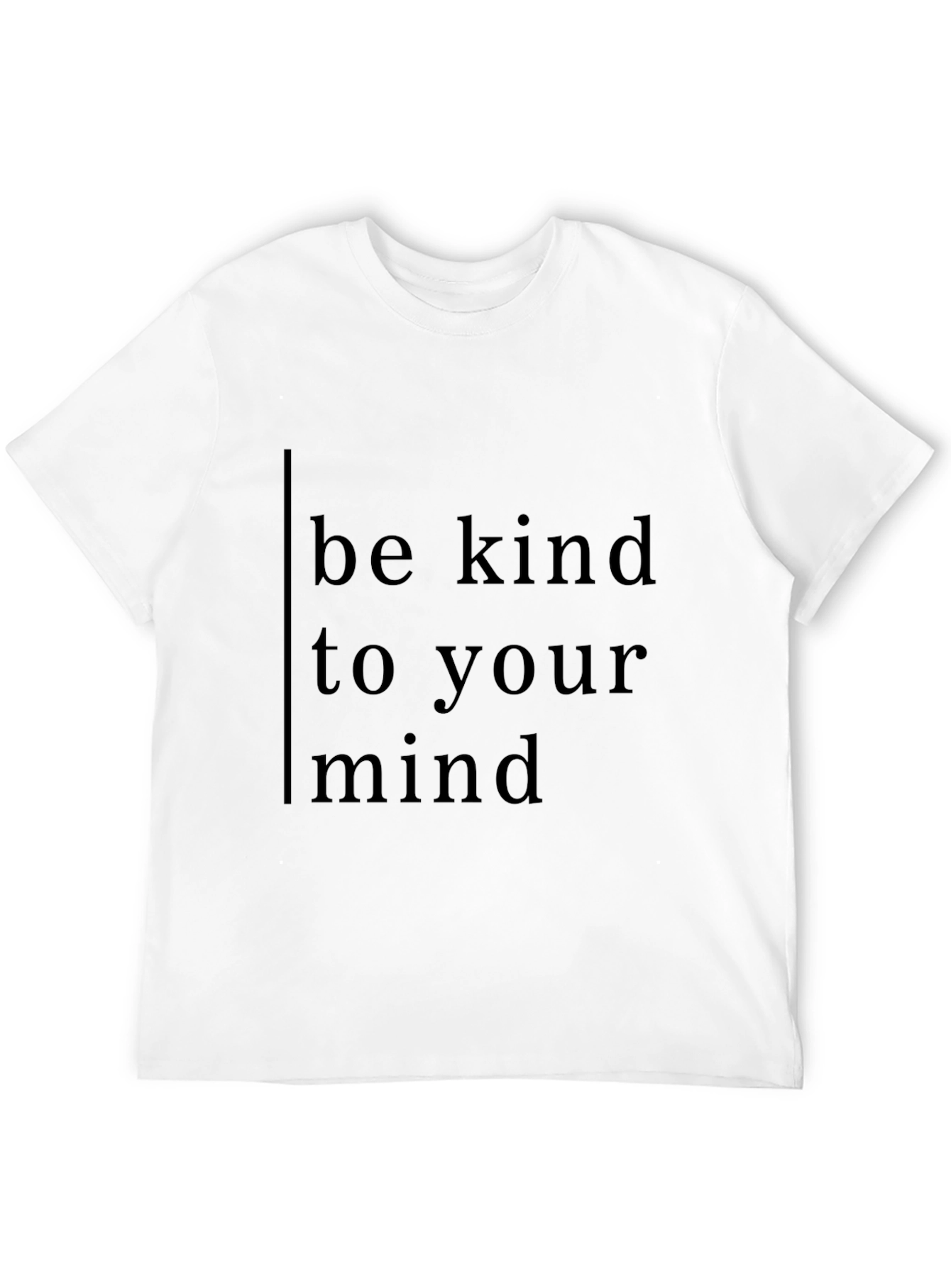 Be Kind To Your Mind Black Tee