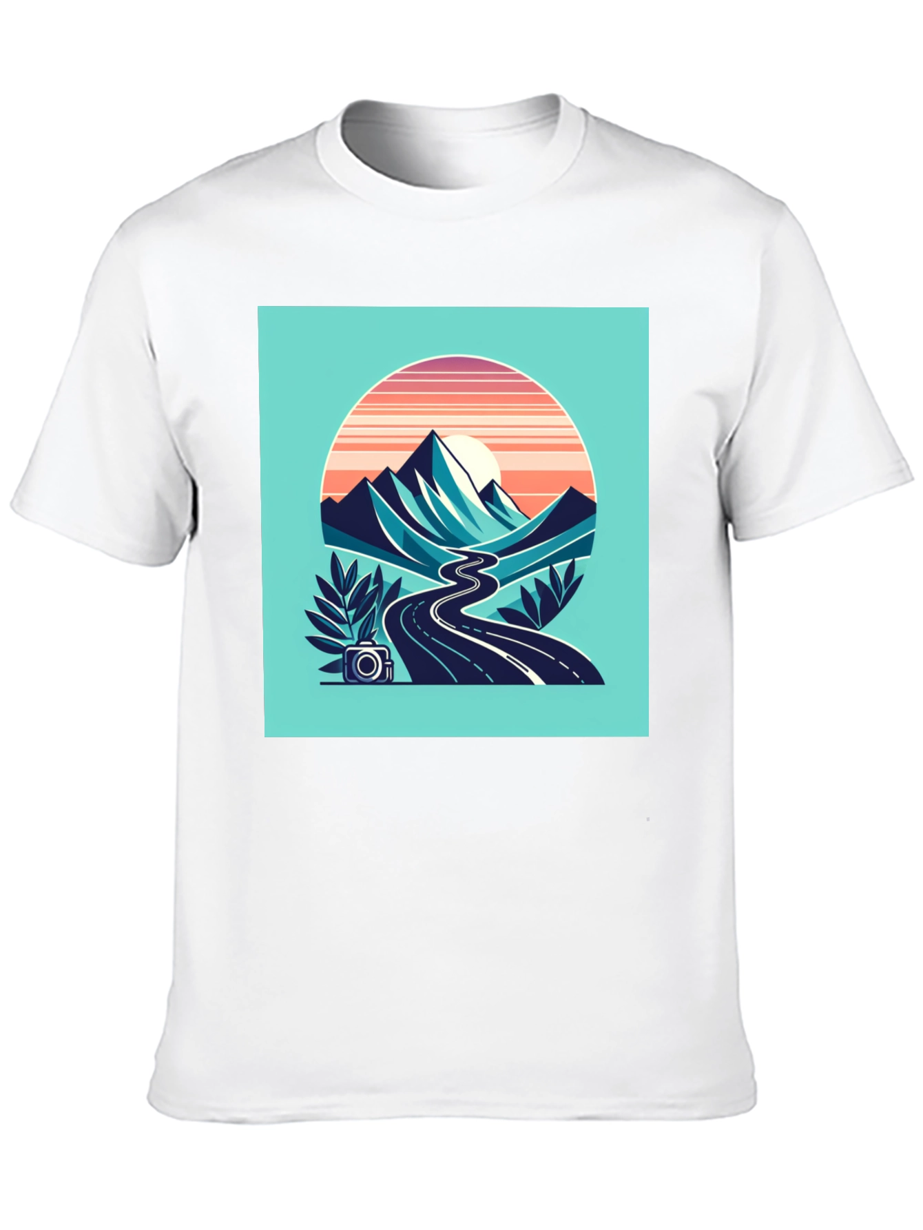 Retro Mountain Road Trip Graphic Tee