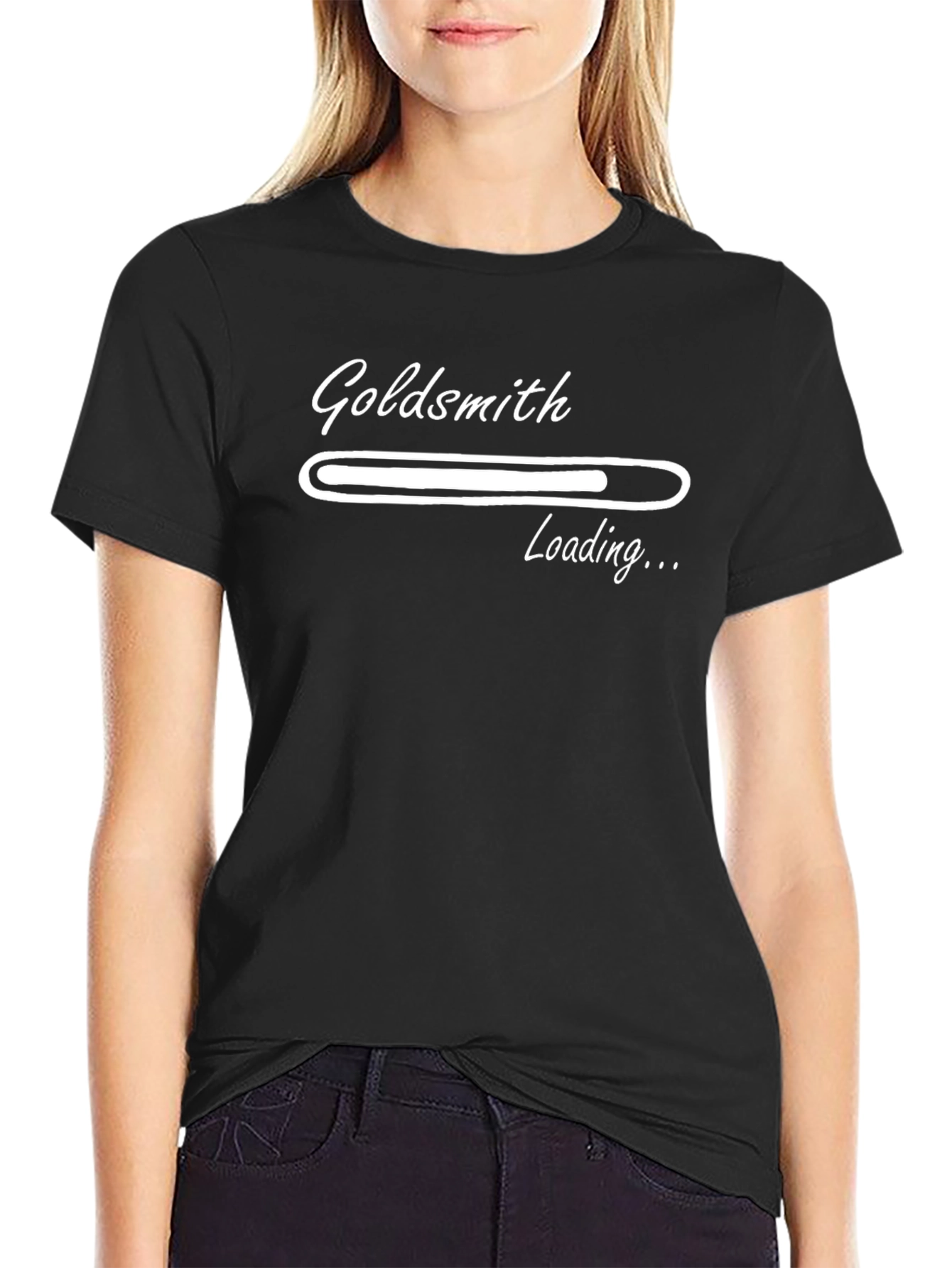 Goldsmith Loading T-Shirt - Black Crew Neck