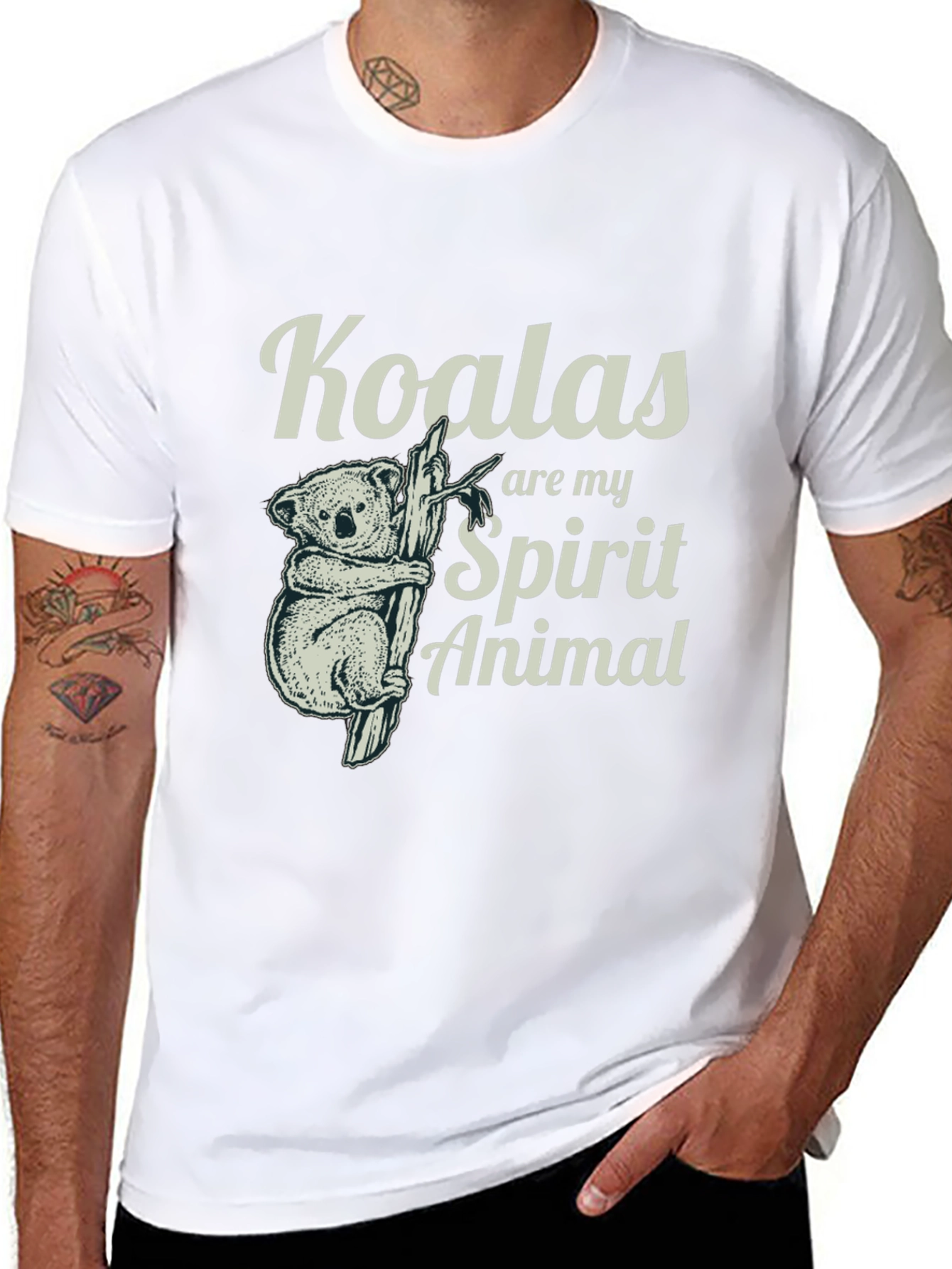 Koala Spirit Animal Graphic T-Shirt