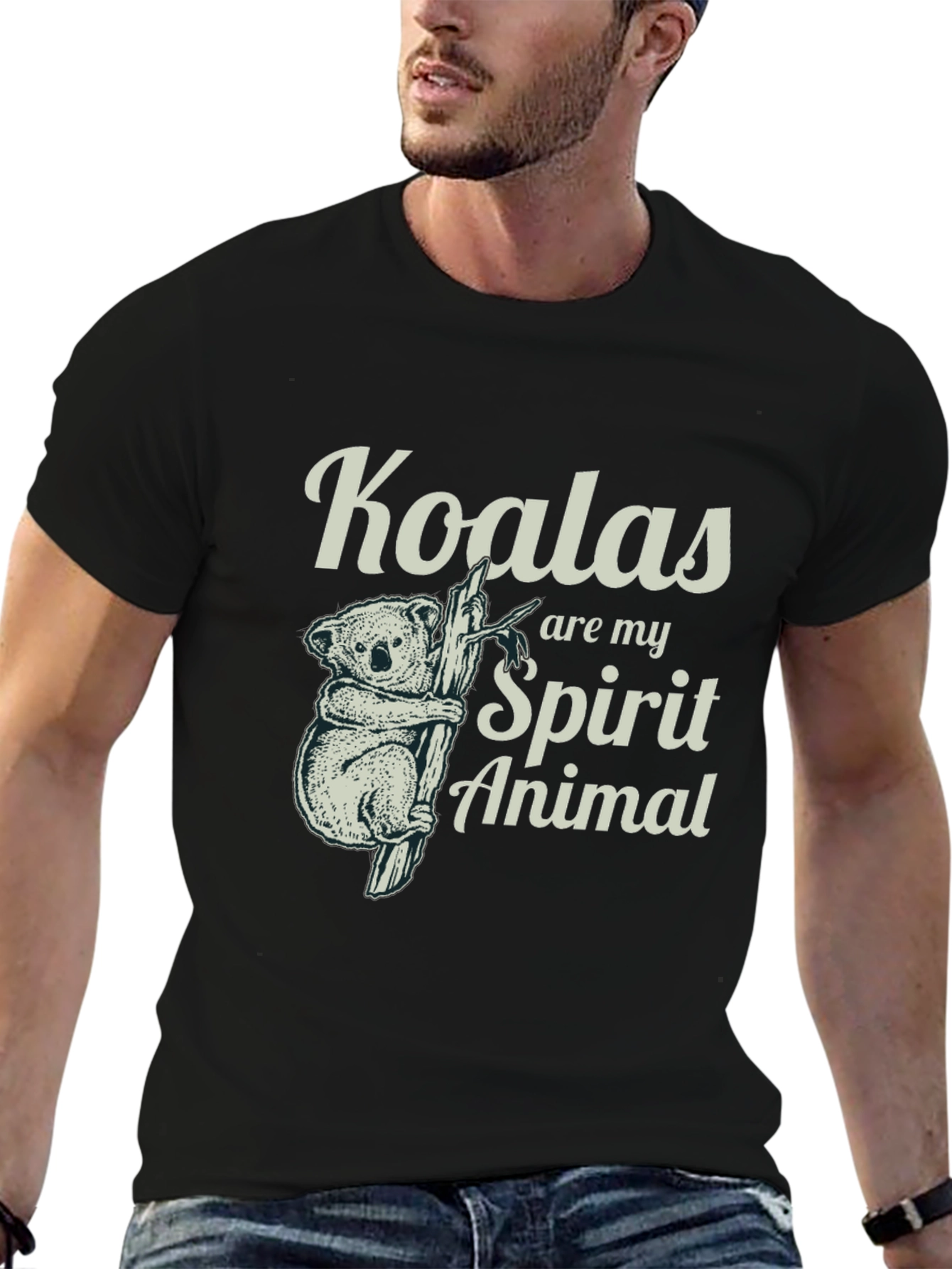 Koala Spirit Animal Graphic T-Shirt