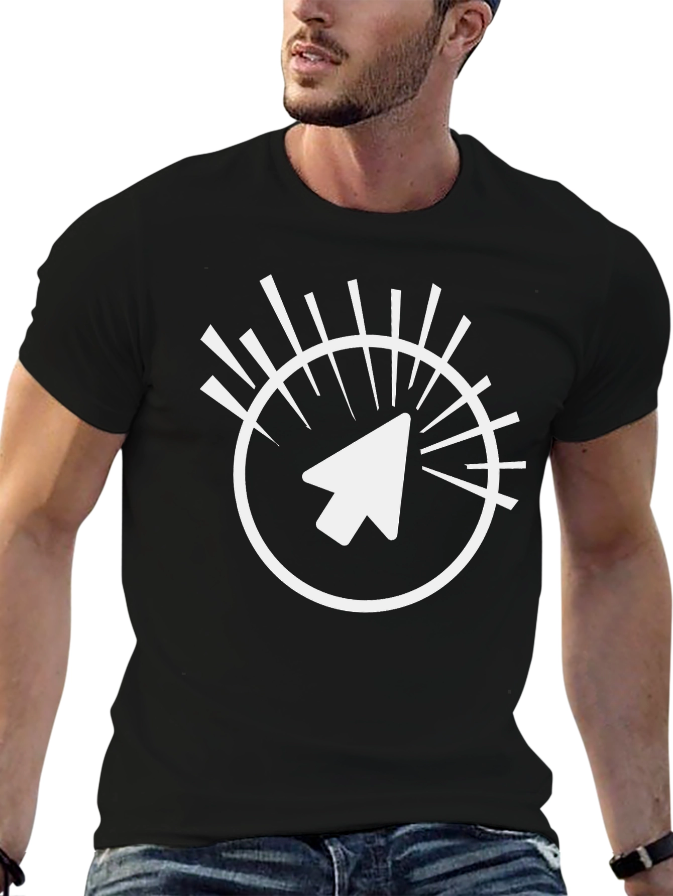 Cursor Graphic Tee - Cool Pointer Shirt