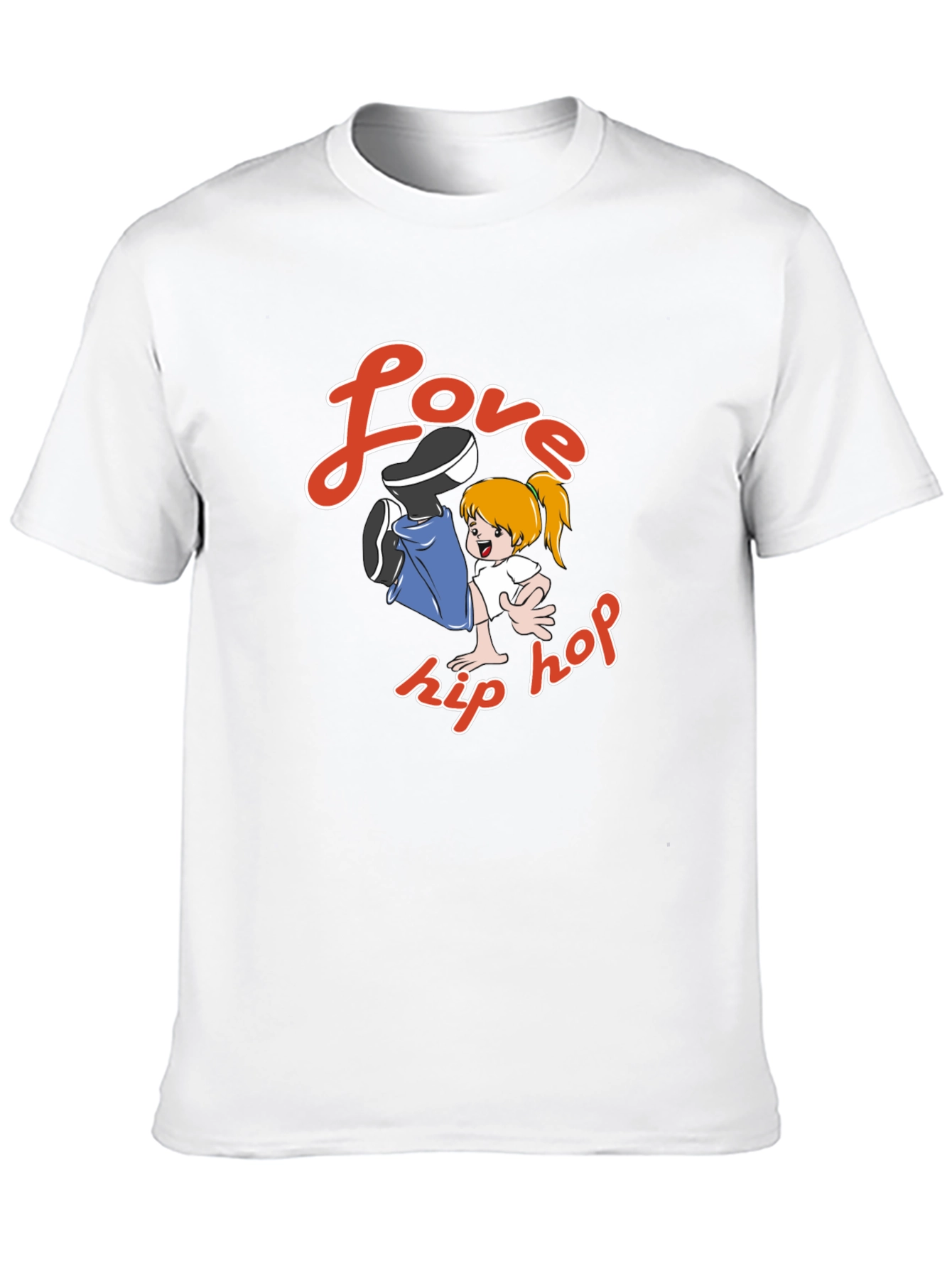 Love Hip Hop Black Graphic Tee