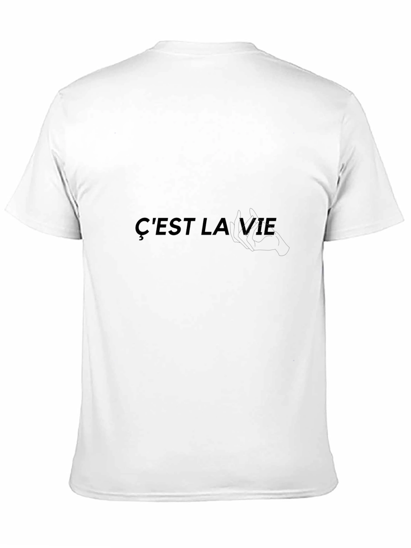 Cest La Vie Black T-Shirt