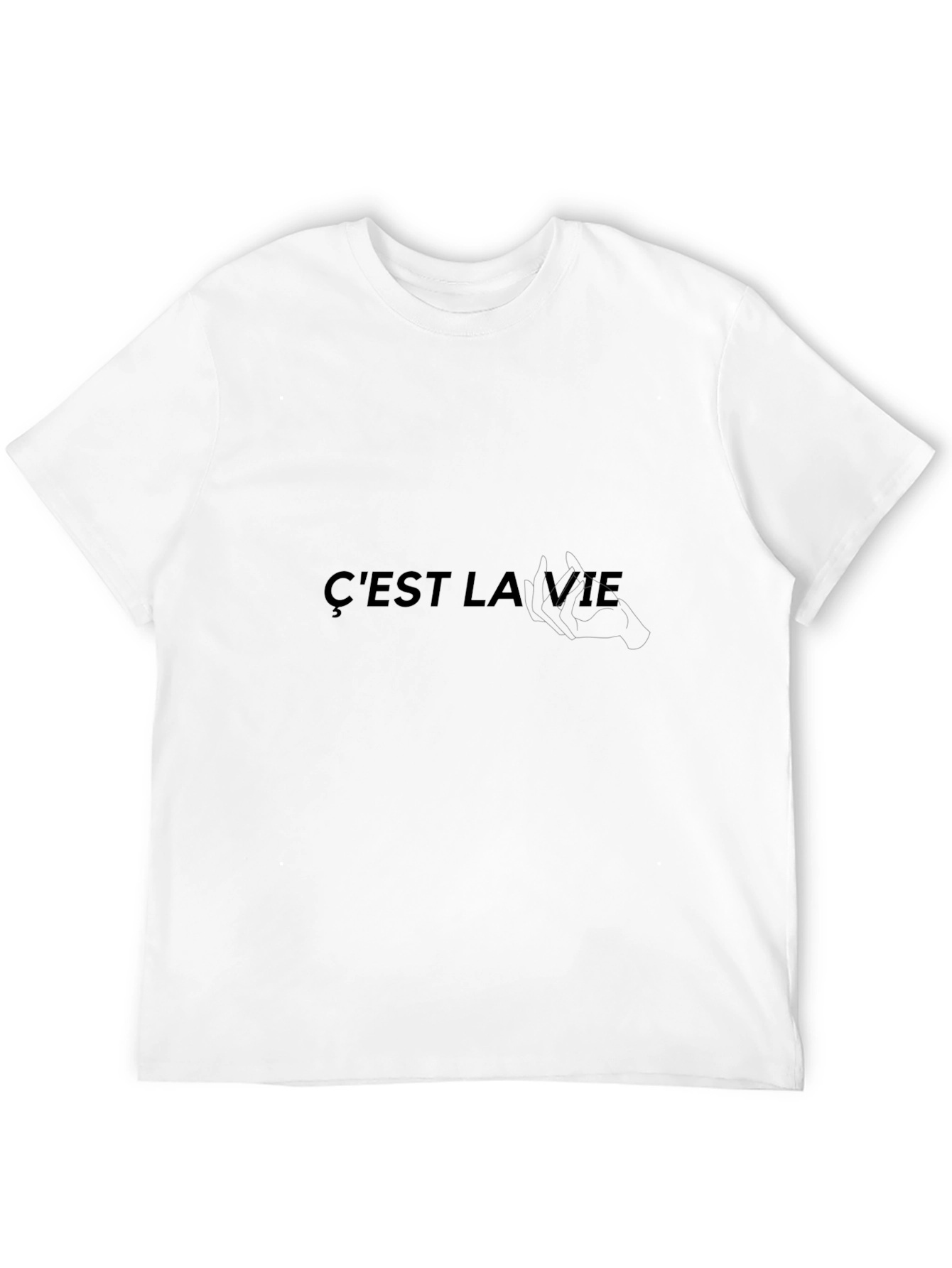 Cest La Vie Black T-Shirt