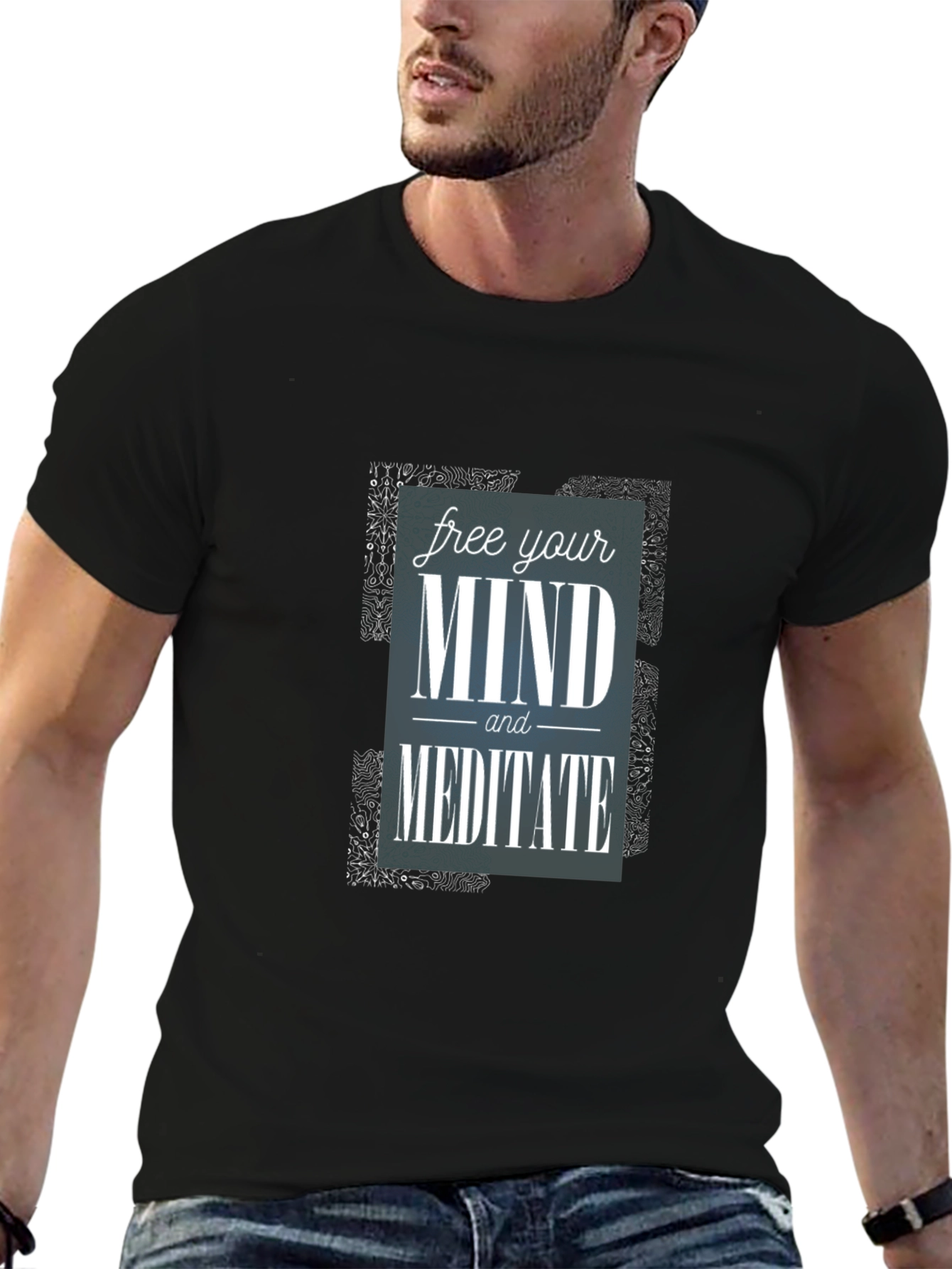 Free Your Mind Meditation Graphic Tee