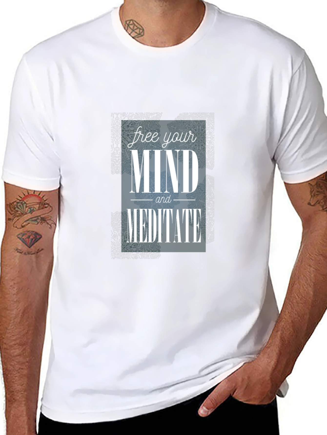 Free Your Mind Meditation Graphic Tee
