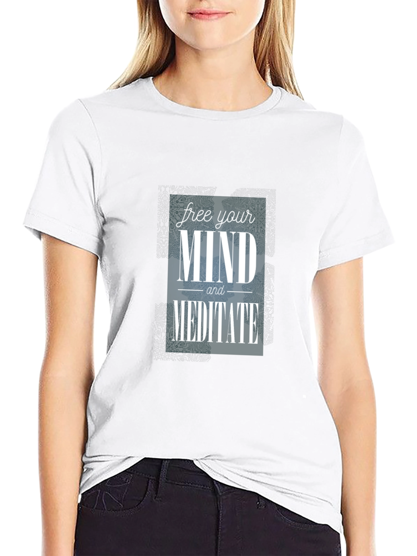 Free Your Mind Meditation Graphic Tee