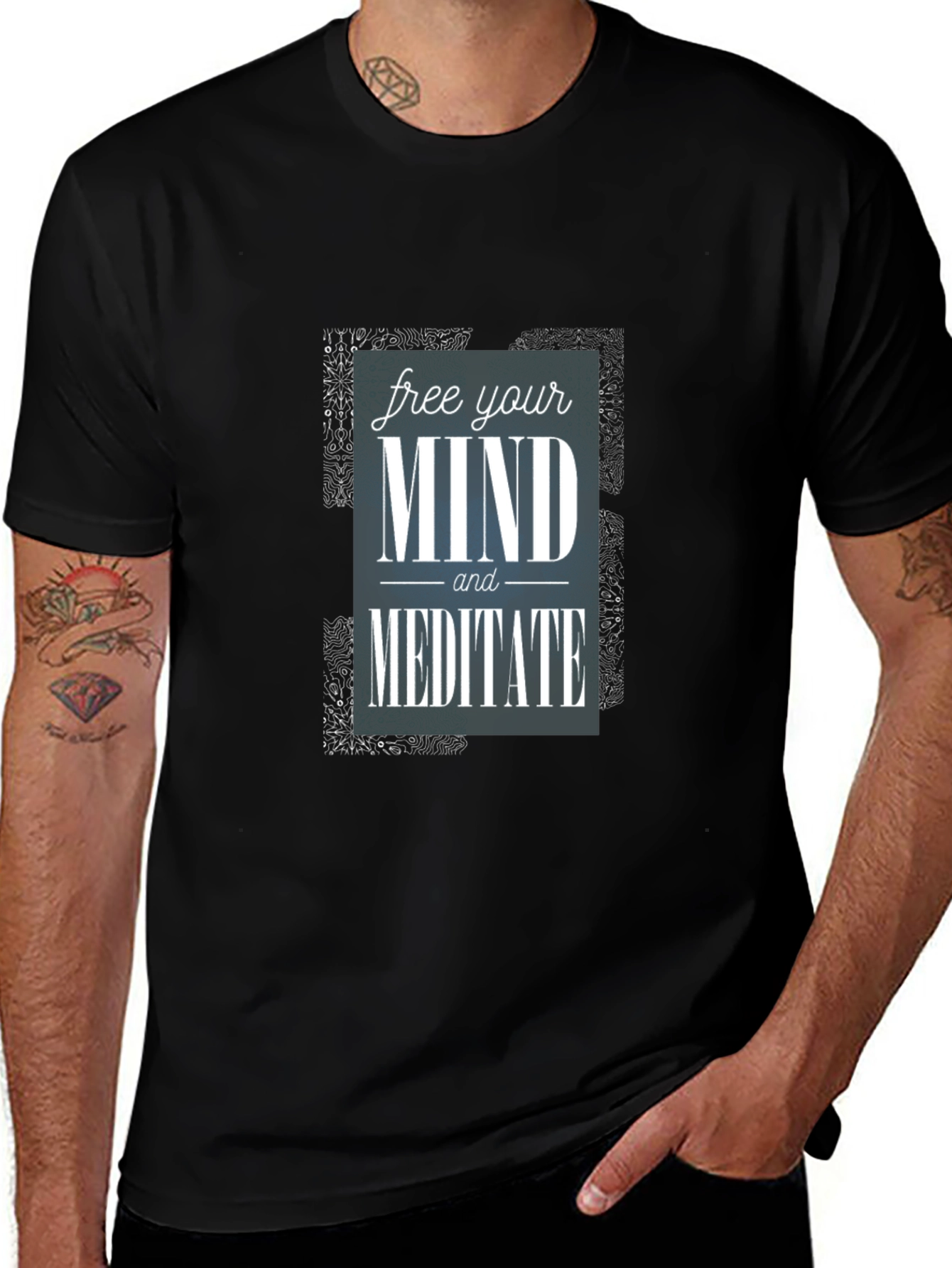 Free Your Mind Meditation Graphic Tee