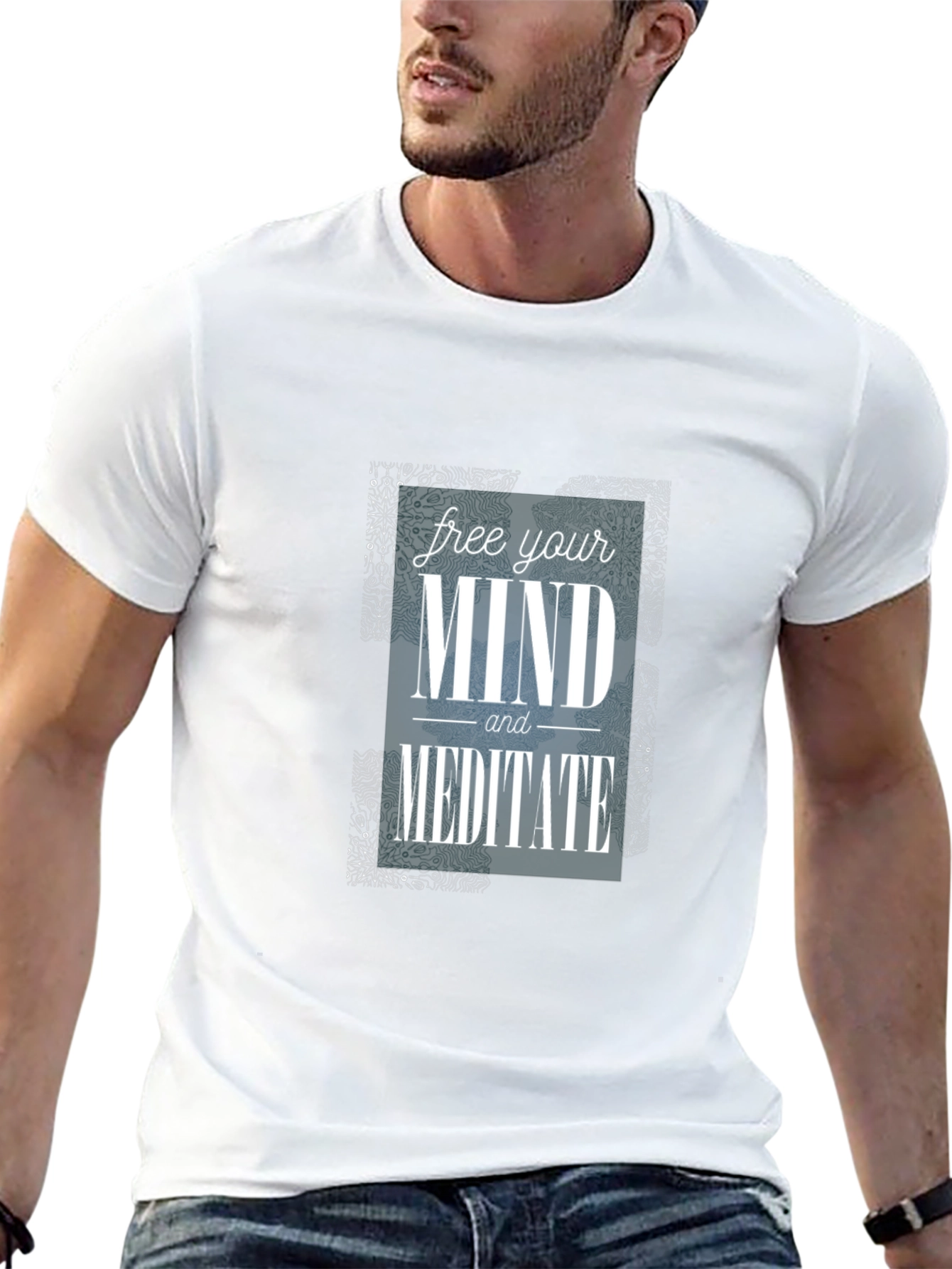 Free Your Mind Meditation Graphic Tee