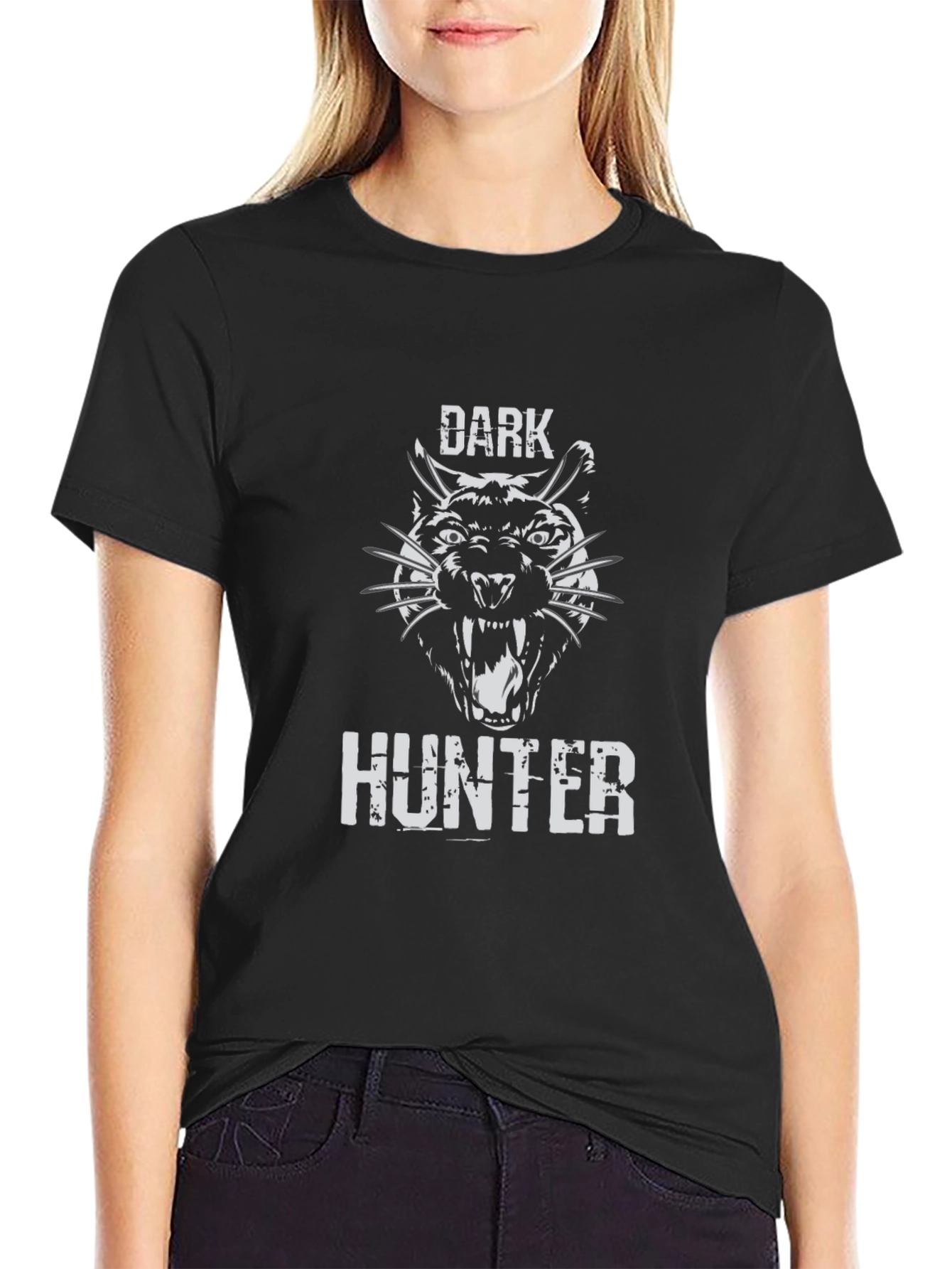 Dark Hunter Graphic Tee - Black T-Shirt