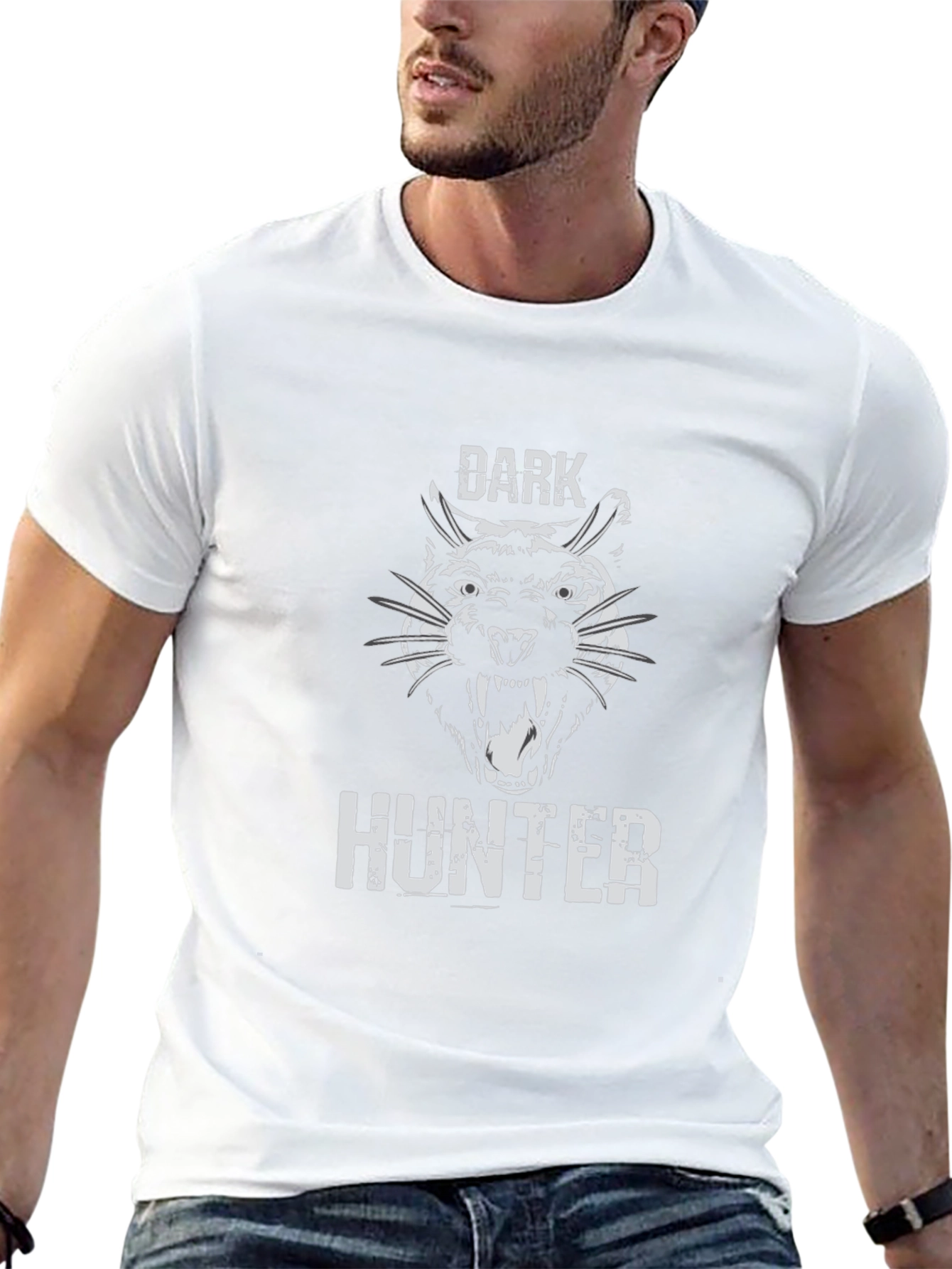 Dark Hunter Graphic Tee - Black T-Shirt