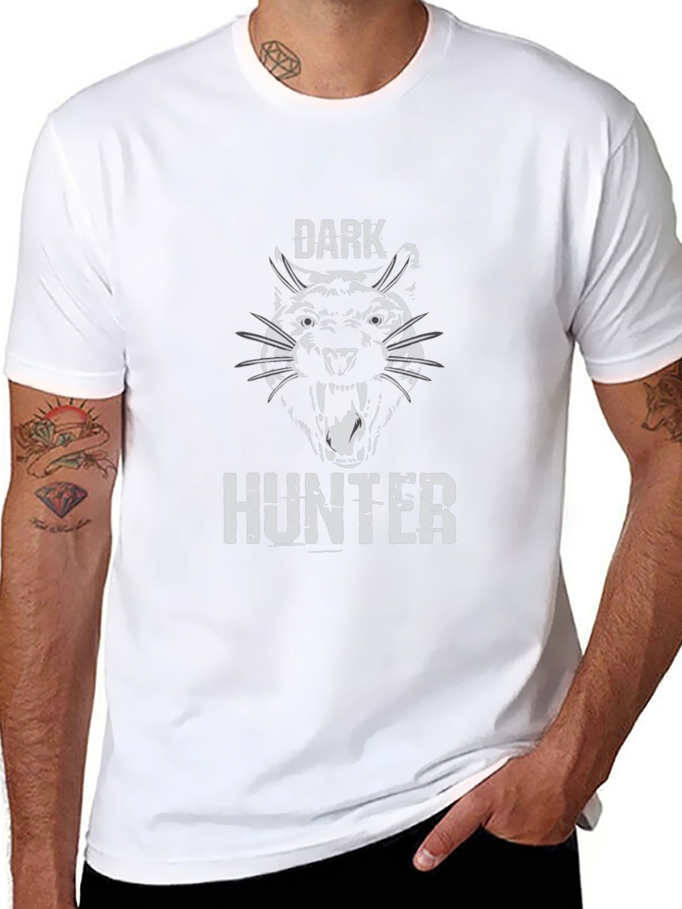 Dark Hunter Graphic Tee - Black T-Shirt
