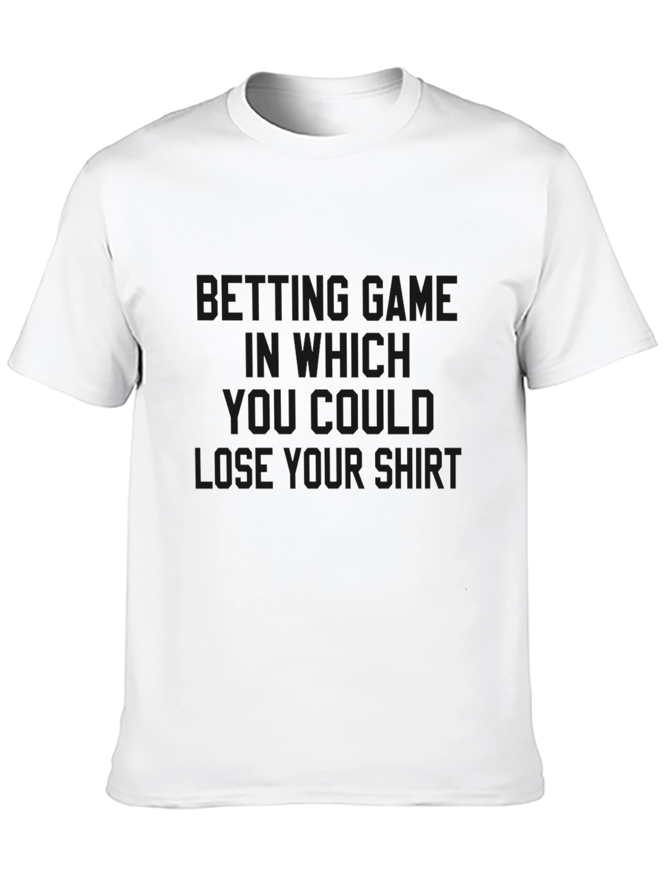 Lose Your Shirt Graphic Tee - Black Casual T-Shirt