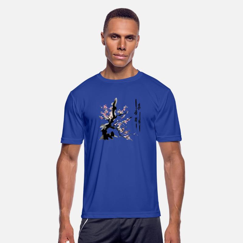 Bamboo Sakura blossoms with Japanese ink