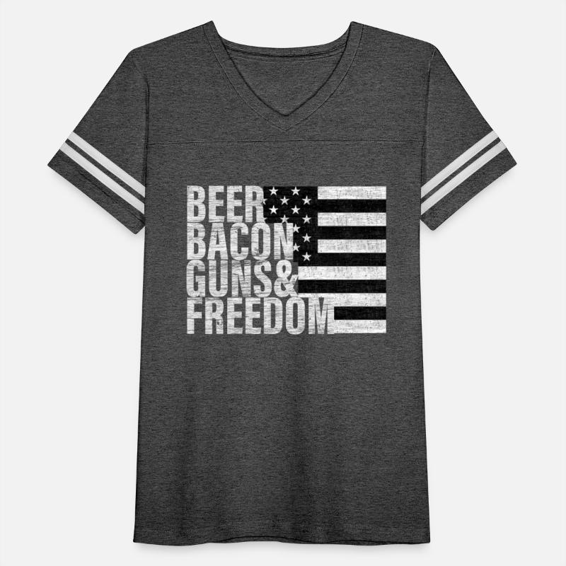 Beer Bacon Guns Freedom Flag