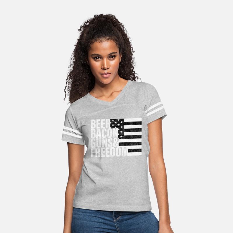 Beer Bacon Guns Freedom Flag