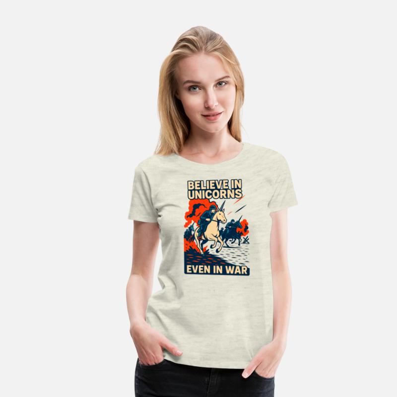 Believe in Unicorns Even in War Anti-War Satire