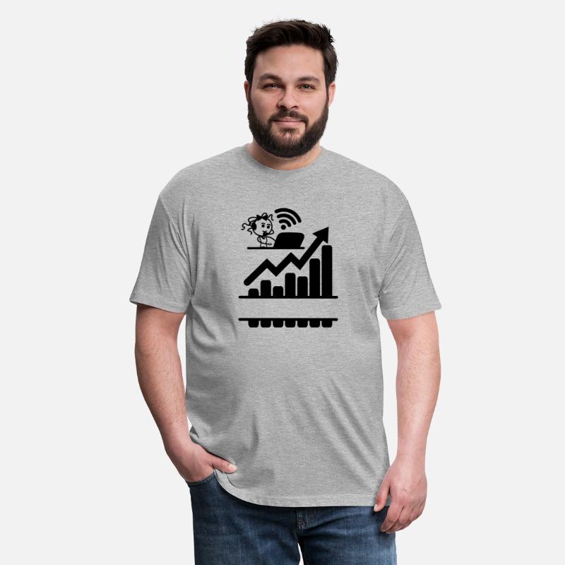 Better results graph girl woman on laptop