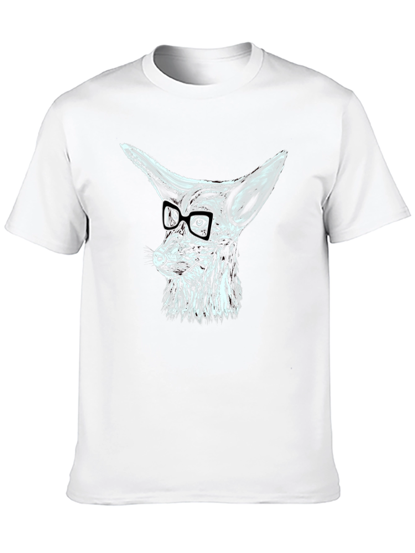Cool Fox with Glasses Graphic T-Shirt
