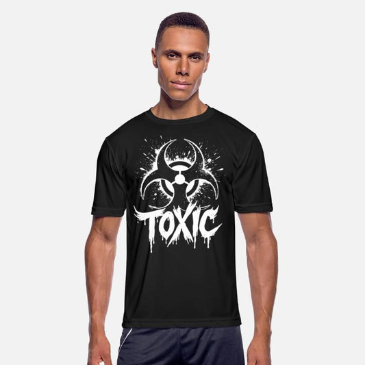 Biohazard Symbol Toxic Grunge Style