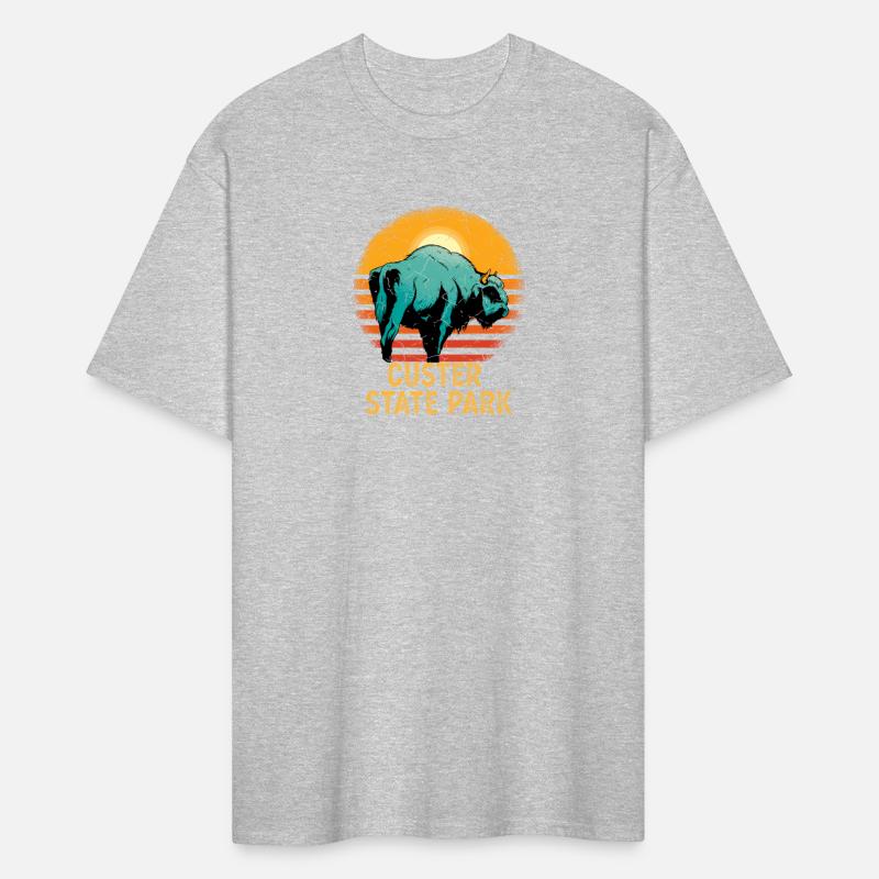 Bison Custer State Park Sunset