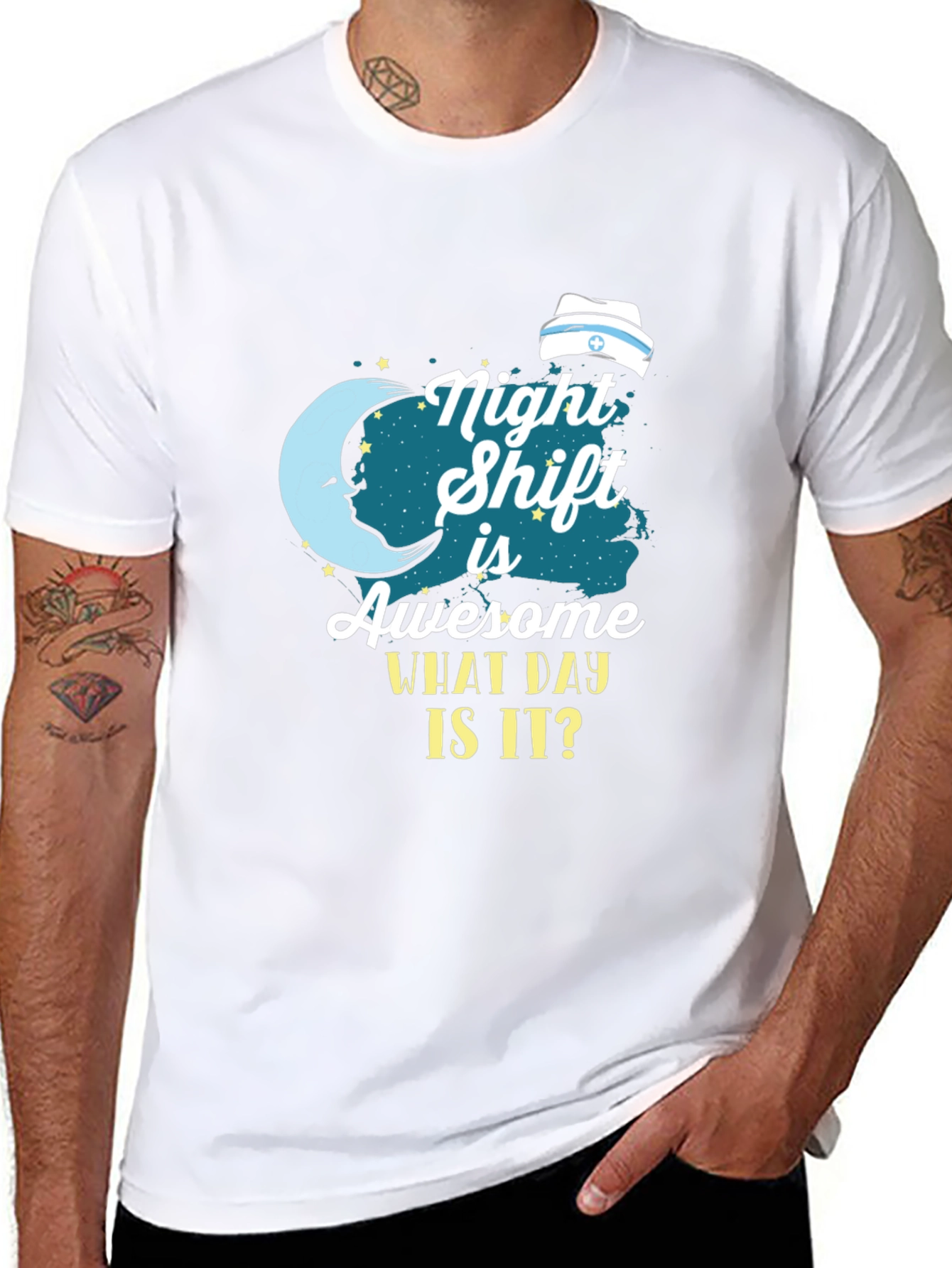 Night Shift Nurse T-Shirt - What Day Is It?