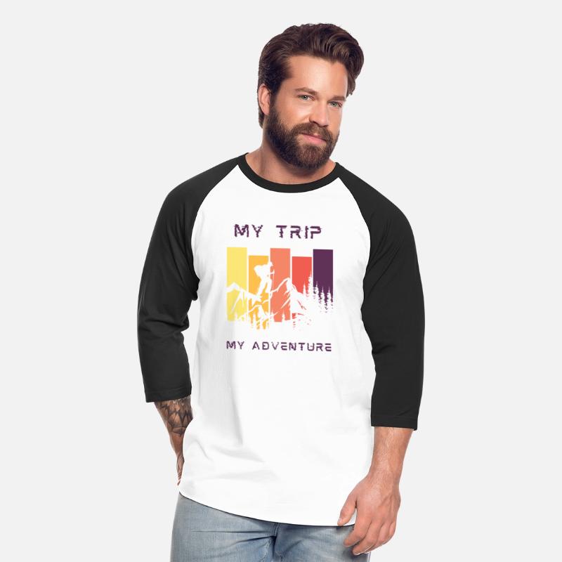 Black Simple Abstract Adventure T-Shirt