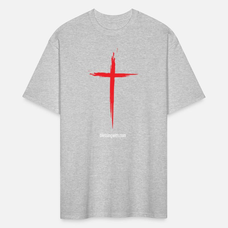 Blessing with Cross with White Lettering