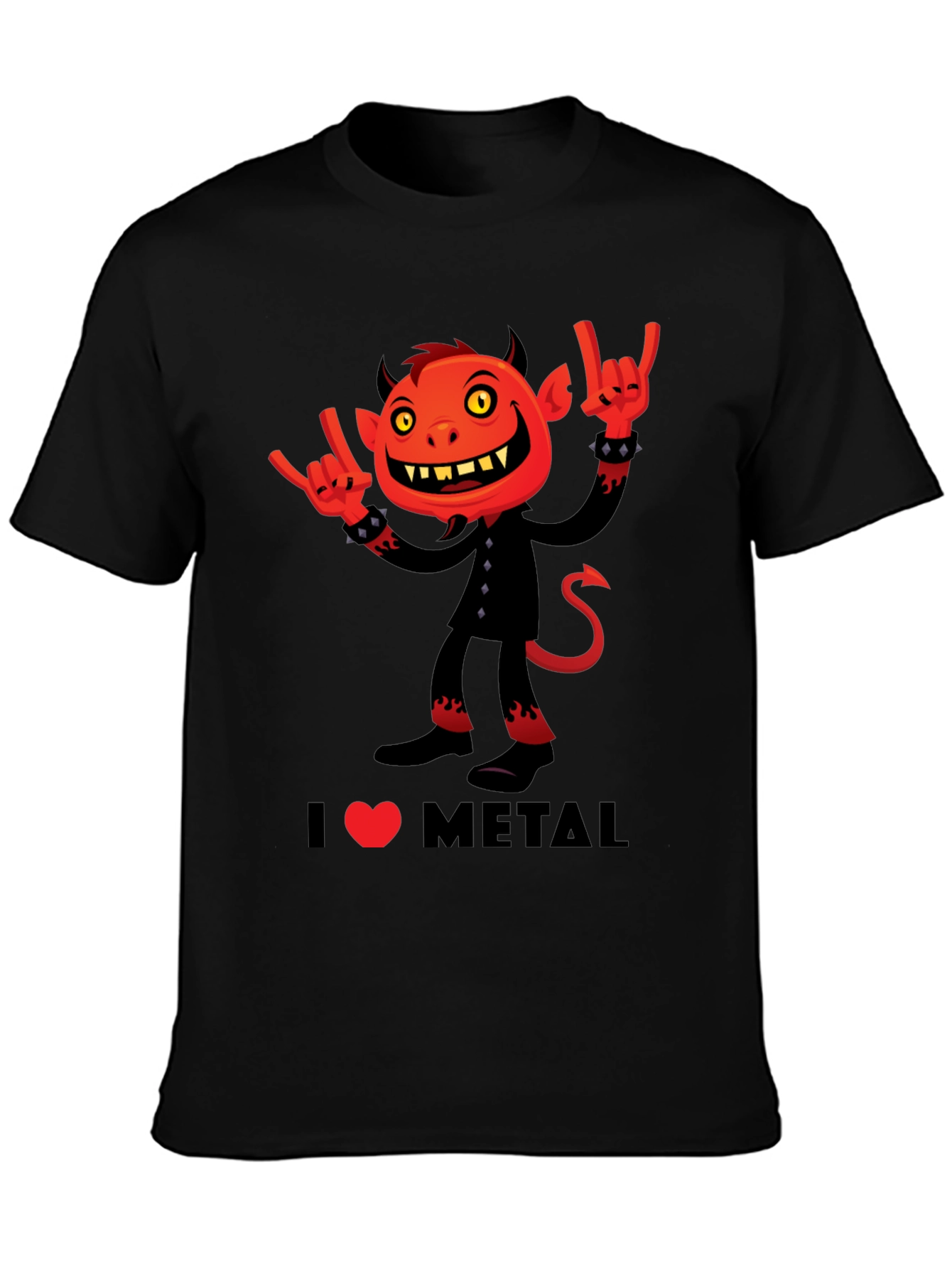 I Heart Metal Devil Graphic Tee