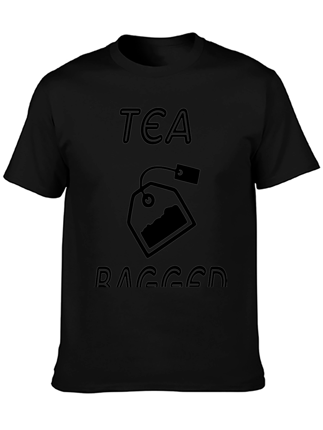 Tea Bagged Graphic T-Shirt - Black
