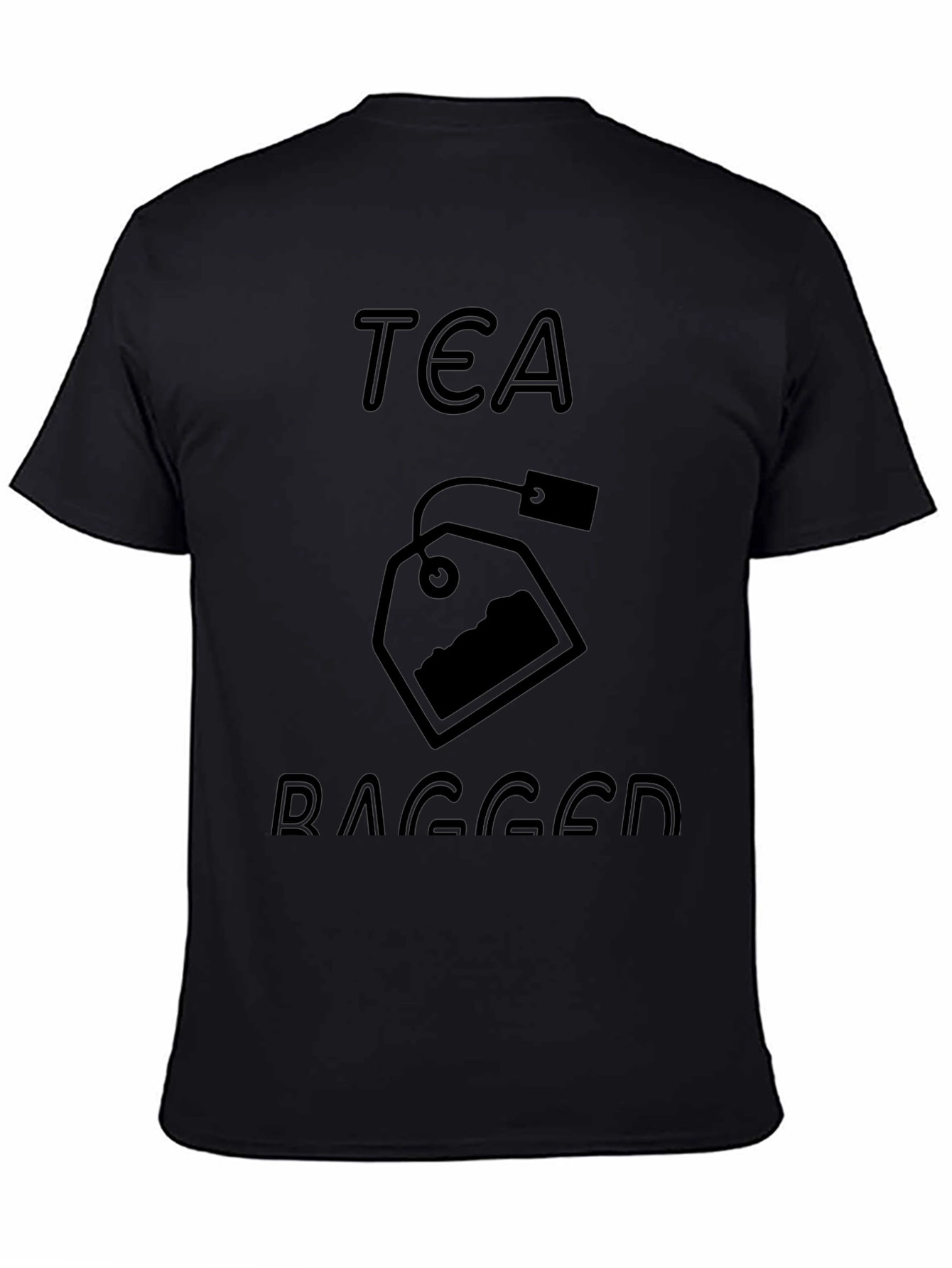 Tea Bagged Graphic T-Shirt - Black