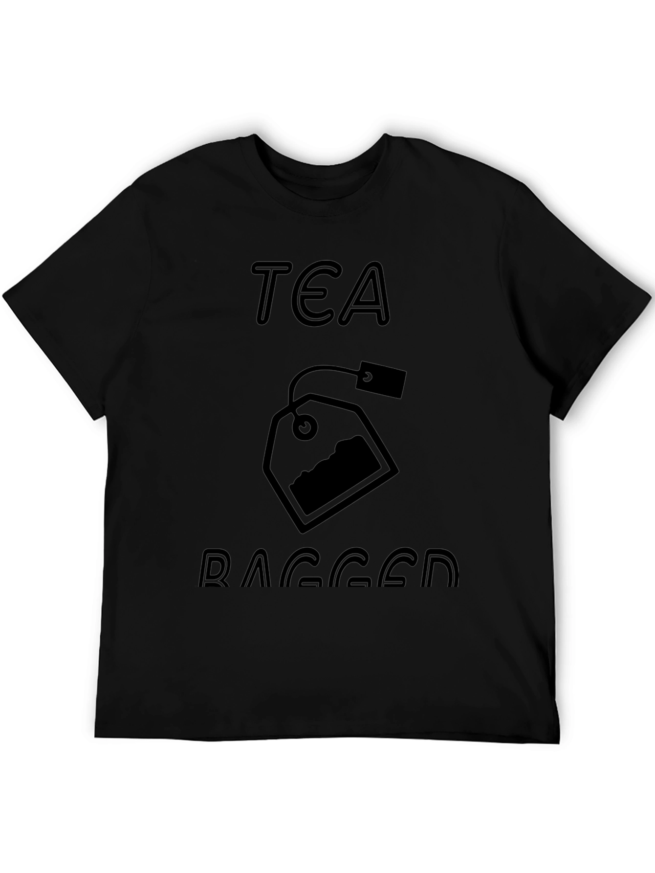 Tea Bagged Graphic T-Shirt - Black