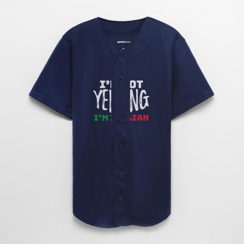 Bold I’m Not Yelling Italian Pride Tee