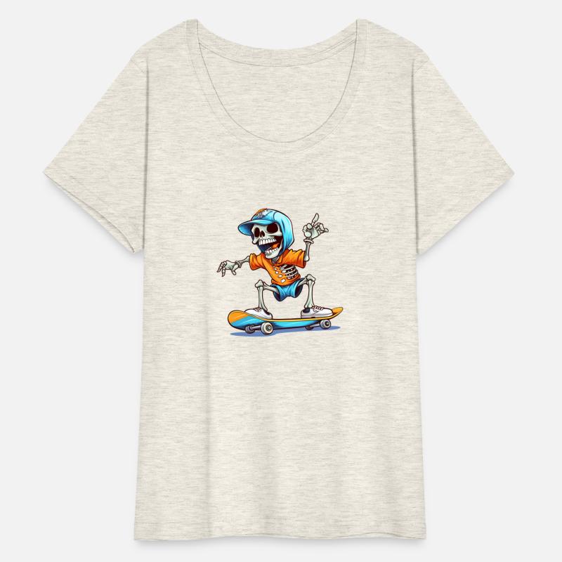 Bony Boarder: Skeleton Skate Graphic for Skateboar