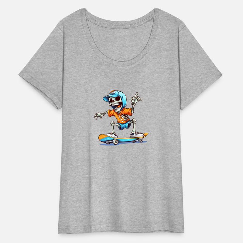 Bony Boarder: Skeleton Skate Graphic for Skateboar